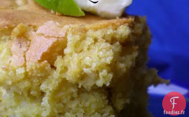 Gâteau De Maïs Clouté Au Piment Avec Beurre De Citron Vert Sucré