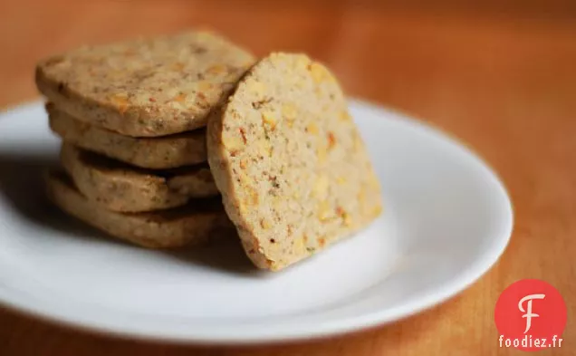 Biscuits au Beurre Brun Romarin-noix