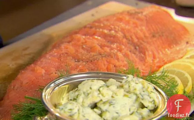 Saumon Fumé et Beurre aux Herbes