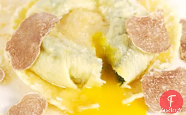 Raviolo Au Beurre De Truffe Jaune D'Oeuf