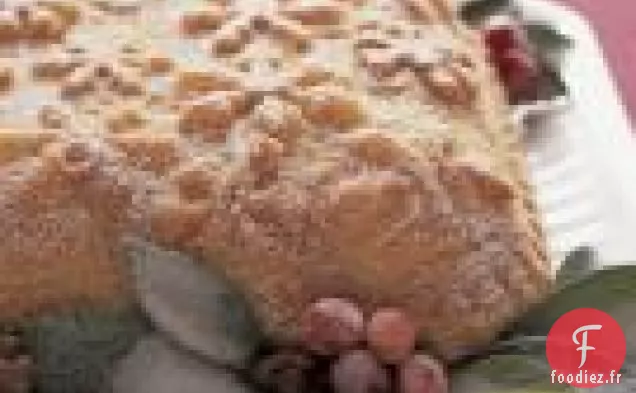 Gâteau Aux Flocons De Neige Avec Glaçage Au beurre De Brandy