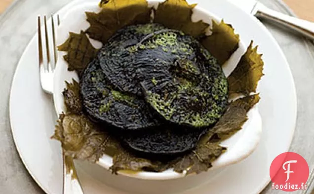 Champignons Portobello Grillés au Beurre d'Estragon-Persil