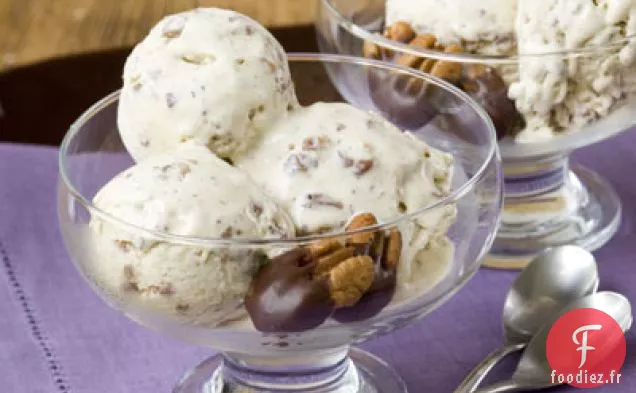 Crème Glacée Beurre Brun - Pacanes - Bourbon