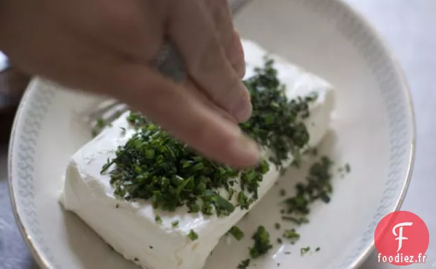 Œufs Brouillés au Fromage À la Crème aux Herbes