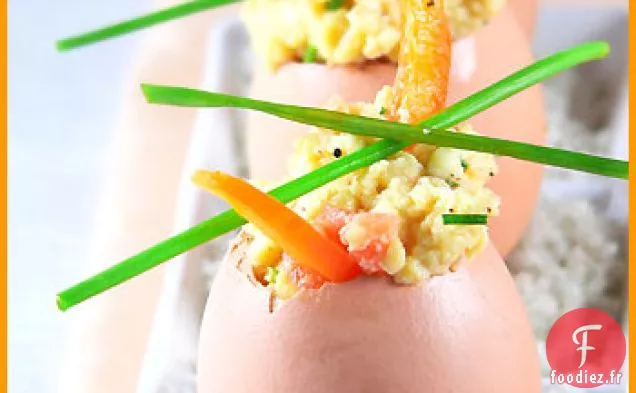 Œufs Brouillés Au Saumon Fumé