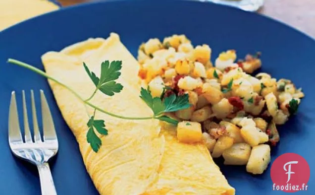 Omelette au Fromage Pliée