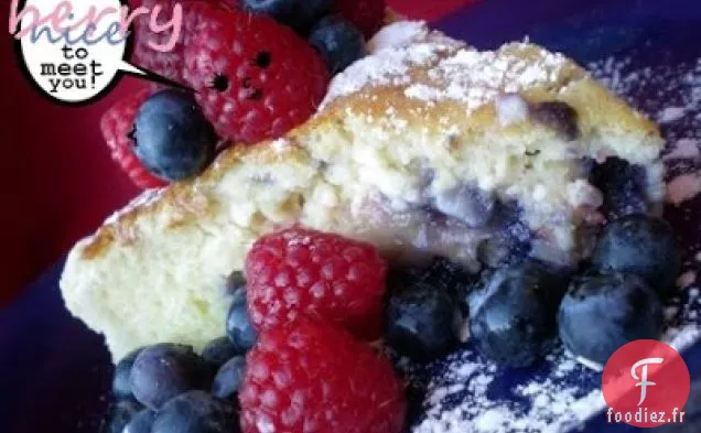 Quiche de lave Martha Blanche aux baies de citron