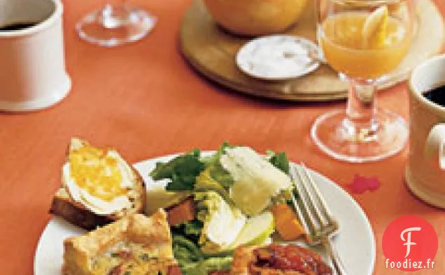 Quiche au bacon et à l'érable