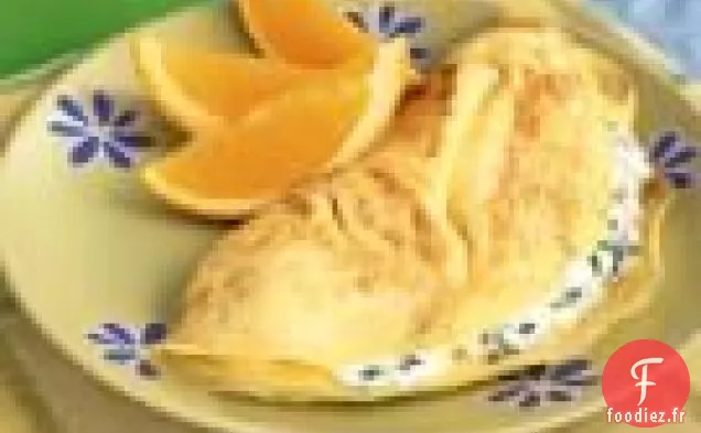 Omelette Au Fromage Et Aux Herbes