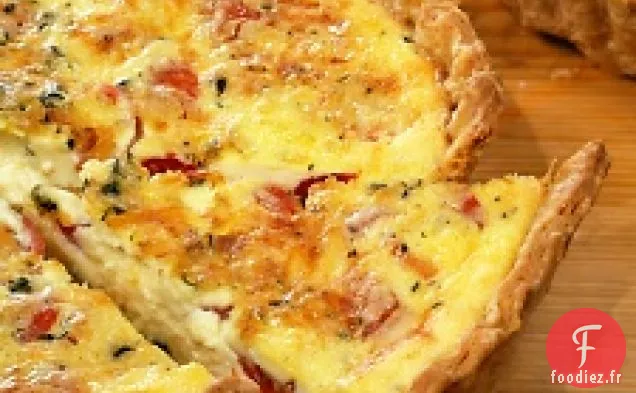 Quiche De Maïs Et Tomate