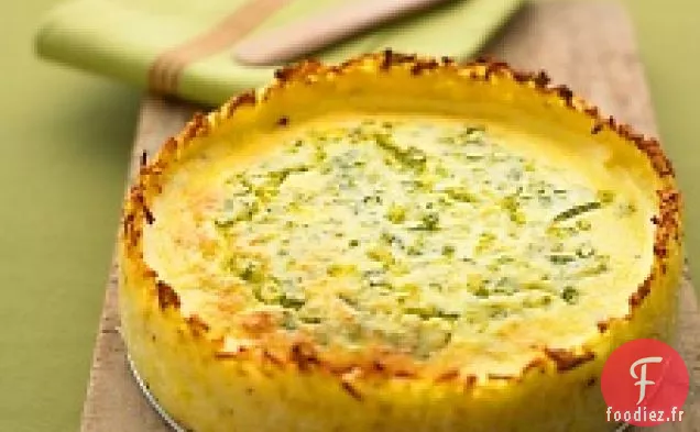 Quiche Au Fromage De Chèvre Avec Croûte Brune Au Haschich