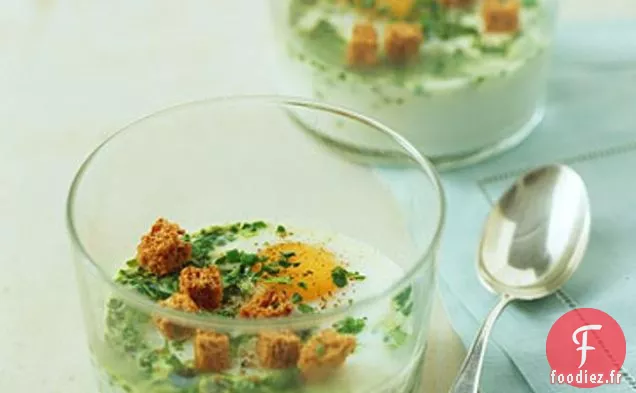Oeufs Dorlotés Aux Fines Herbes