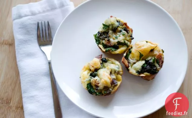 Mini Quiche Aux Épinards Et Au Jarlsberg