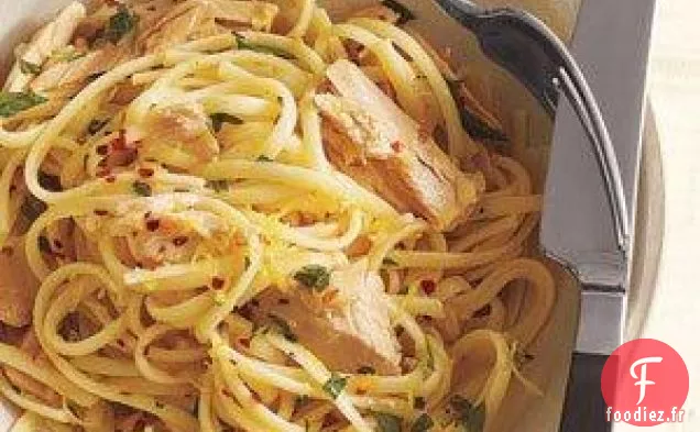 Pâtes Au Thon Citronné Et À L'Huile D'Olive