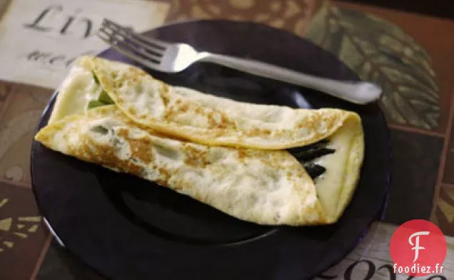 Omelette Aux Asperges Suisses Et Rôties