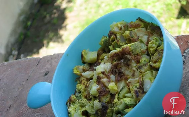 Omelette aux Pommes de Terre et Courgettes