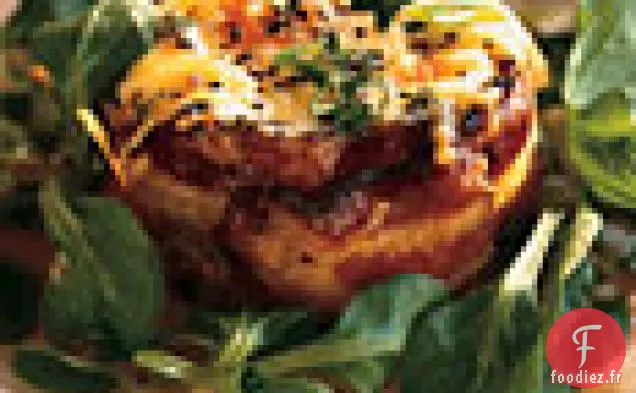 Œufs enveloppés de Bacon et de Polenta