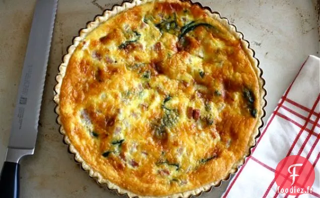 Quiche Au Jambon Épinard Et Gruyère