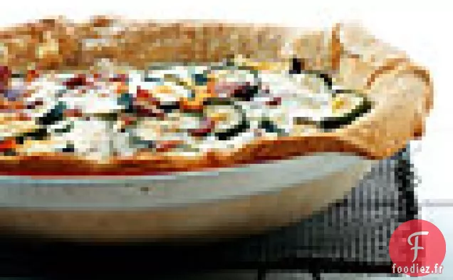 Quiche De Courgettes, Bacon Et Gruyère