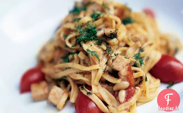 Linguine au Thon Frais, Tomates et Citron