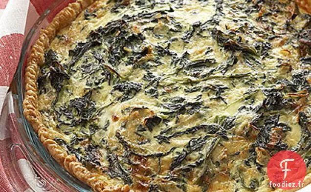Quiche aux Épinards et au Fromage