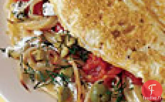 Omelette Méditerranéenne au Fenouil, Olives et Aneth