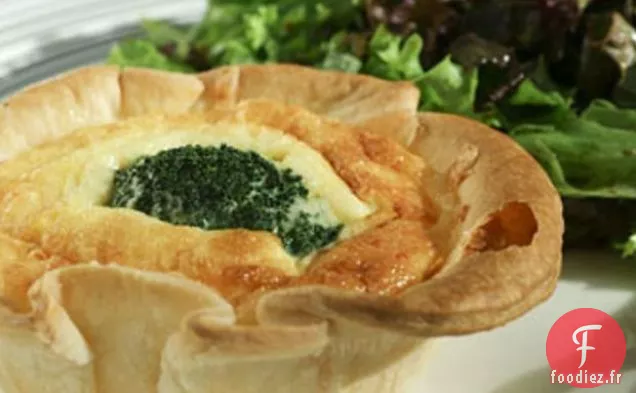 Quiche Au Brocoli Et Au Cheddar