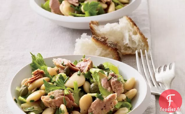Salade de Haricots au Beurre, Thon et Céleri