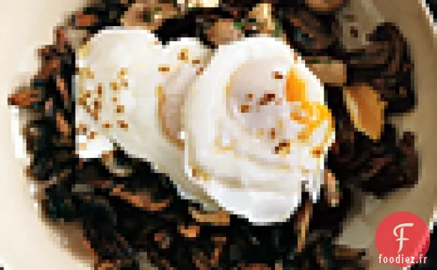 Oeufs Pochés aux Champignons De Deux Façons