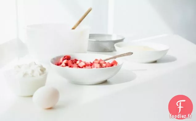Gâteau à la Rhubarbe