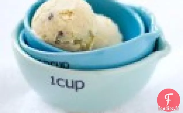 Crème Glacée à la Pâte à Biscuits aux Pépites de Chocolat
