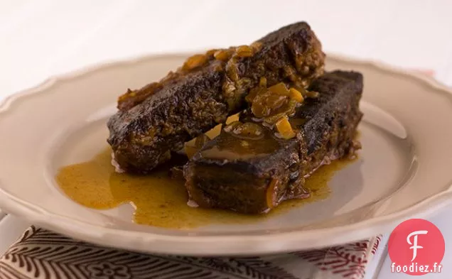 Côtes Levées de Bœuf à la mijoteuse