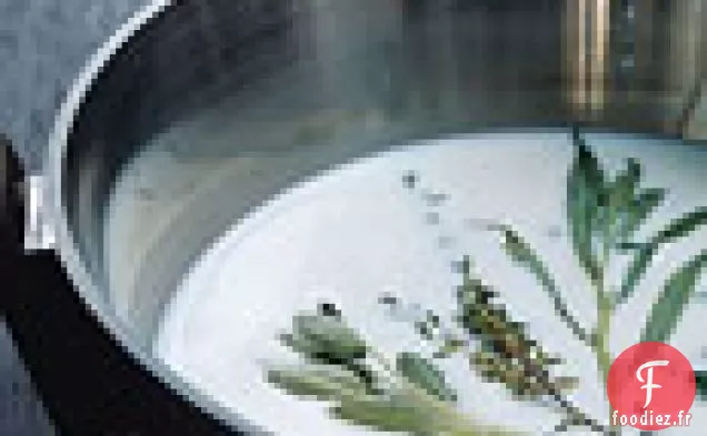 Lait glacé aux cinq herbes