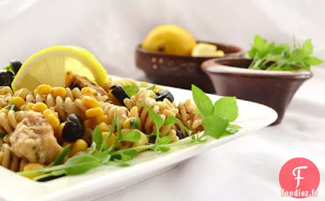 Salade de Pâtes au Thon au Basilic