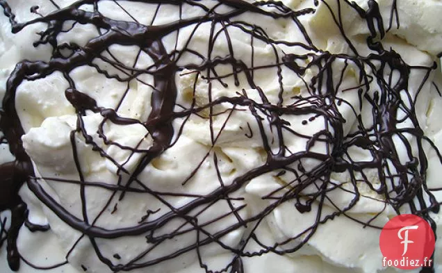 Glace À La Vanille Et Stracciatella