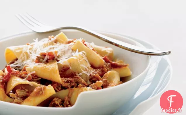 Pappardelle au Ragù de Chèvre Rôti au Lait