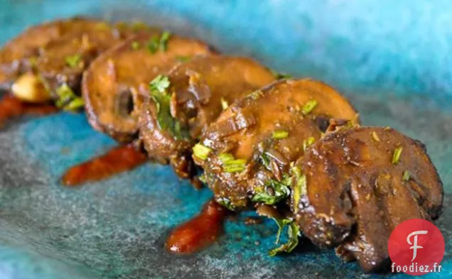 Friture de Poivrons aux Champignons