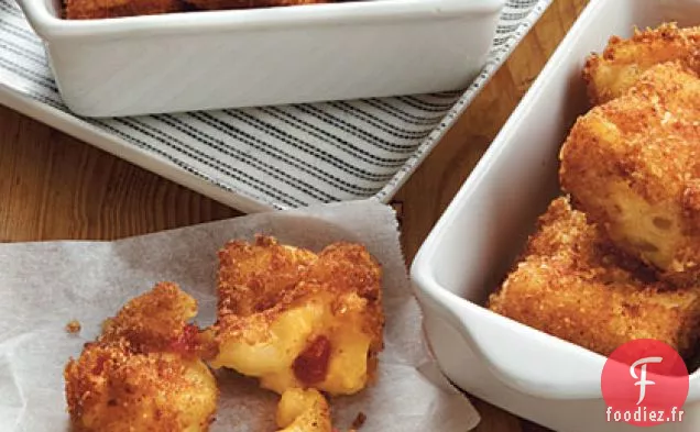 Bouchées au Fromage Macaroni et Pimiento