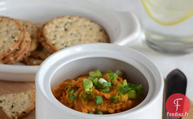 Tartinade végétalienne au fromage au piment