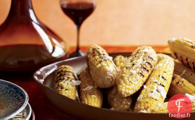 Maïs grillé avec Aïoli au Poivre d'Alep
