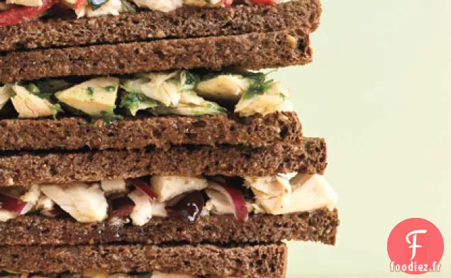 Sandwich au Persil, Câpres et Thon au Citron