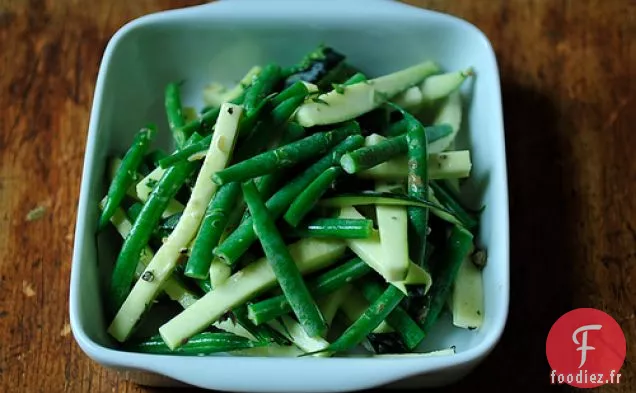 Salade De Haricots À L'Estragon Et Au Poivre Vert