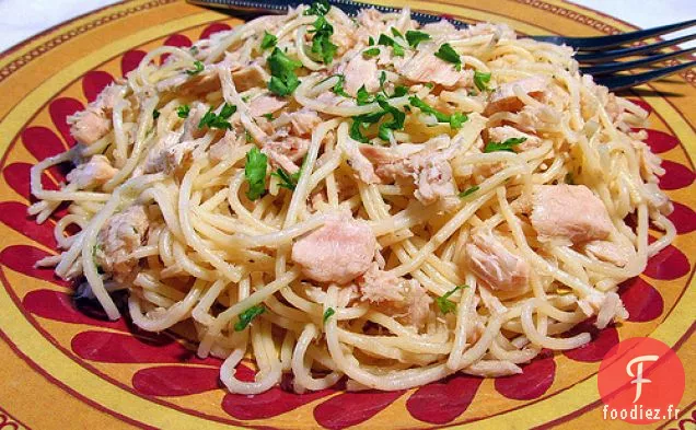 Pâtes Aux Cheveux D'Ange Avec Sauce Au Thon