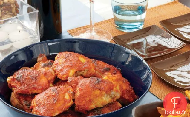 Cuisses de Poulet à la Sauce Tomate-Poivre Épicée