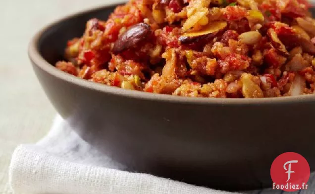 Trempette Acidulée au Poivron Rouge et aux Noix