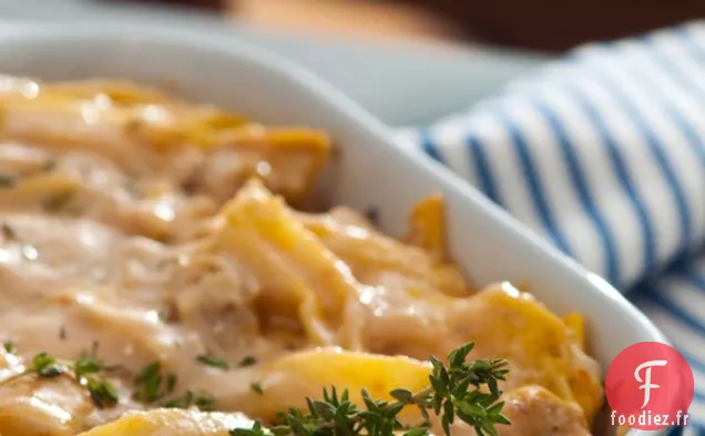 Poulet Au Four Et Nouilles