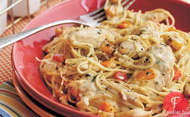 Pâtes au Poulet et au Poivre