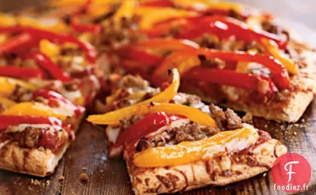 Pizza aux Saucisses et au Poivre