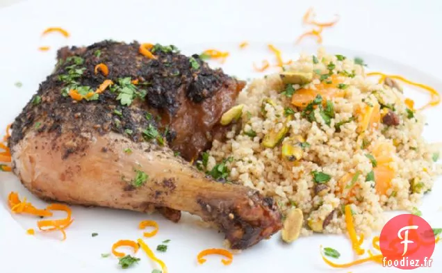 Couscous au Poulet Zahtar et à la Mandarine