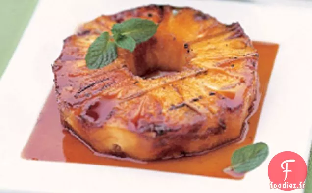 Ananas Grillé Glacé au Miel